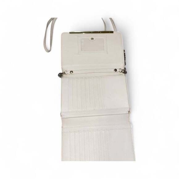 Betsey Johnson cream Quilted Crossbody Bag - Picture 2 of 3